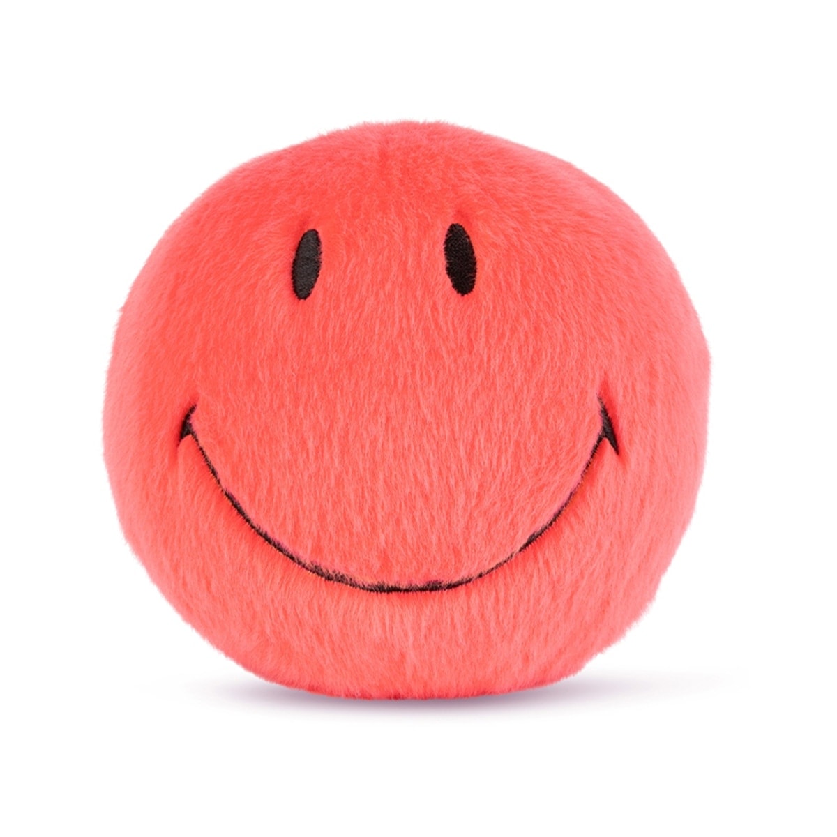 Smileyworld - Llavero de peluche coral brillante Keychain ECO Fuzzy Smiley Bon Ton Toys. - Image 1