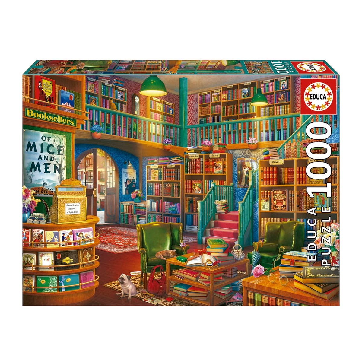 Puzzle 1000 Piezas Library Educa