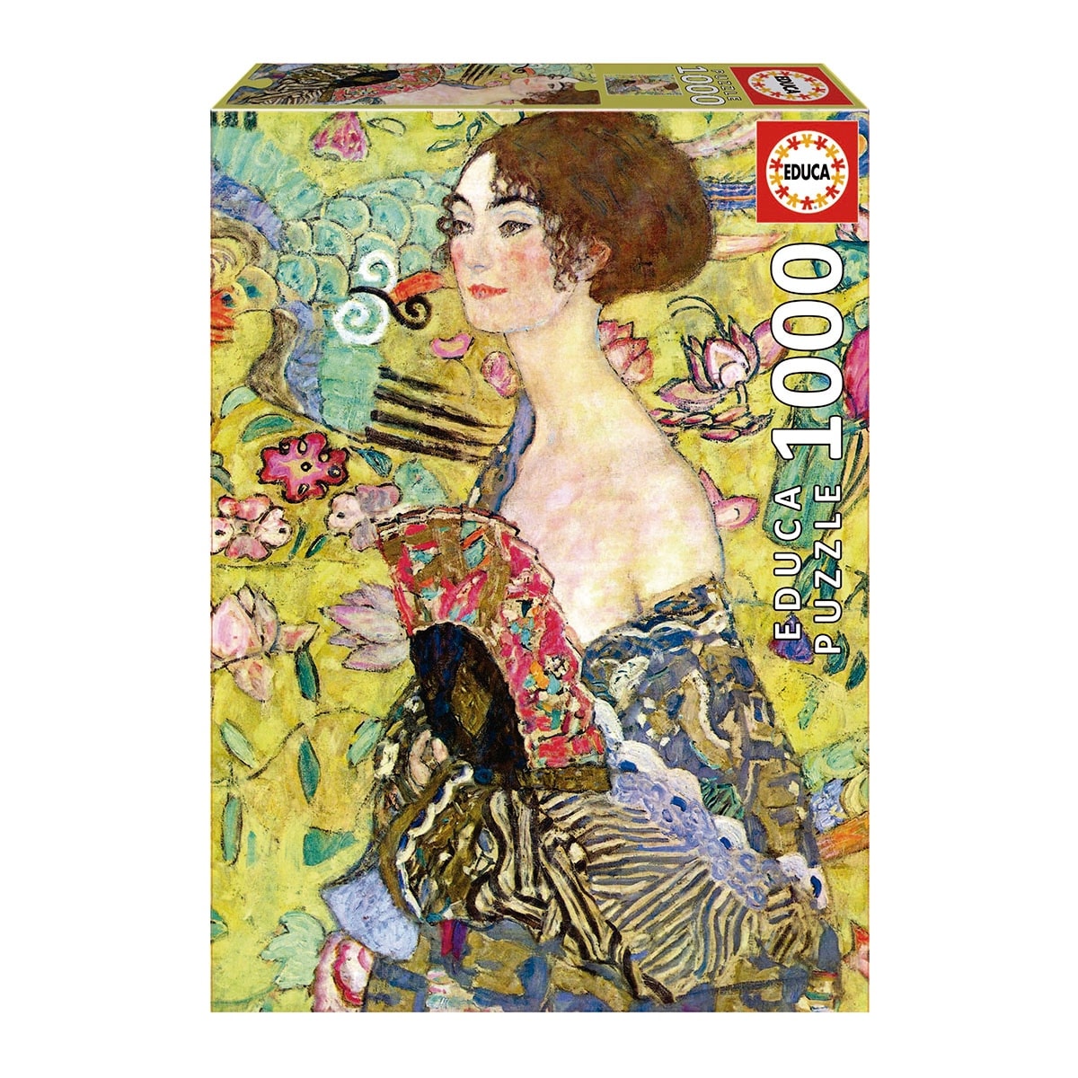 Puzzle 1000 Piezas Gustav Klimt Lady With A Fan Educa - Image 1