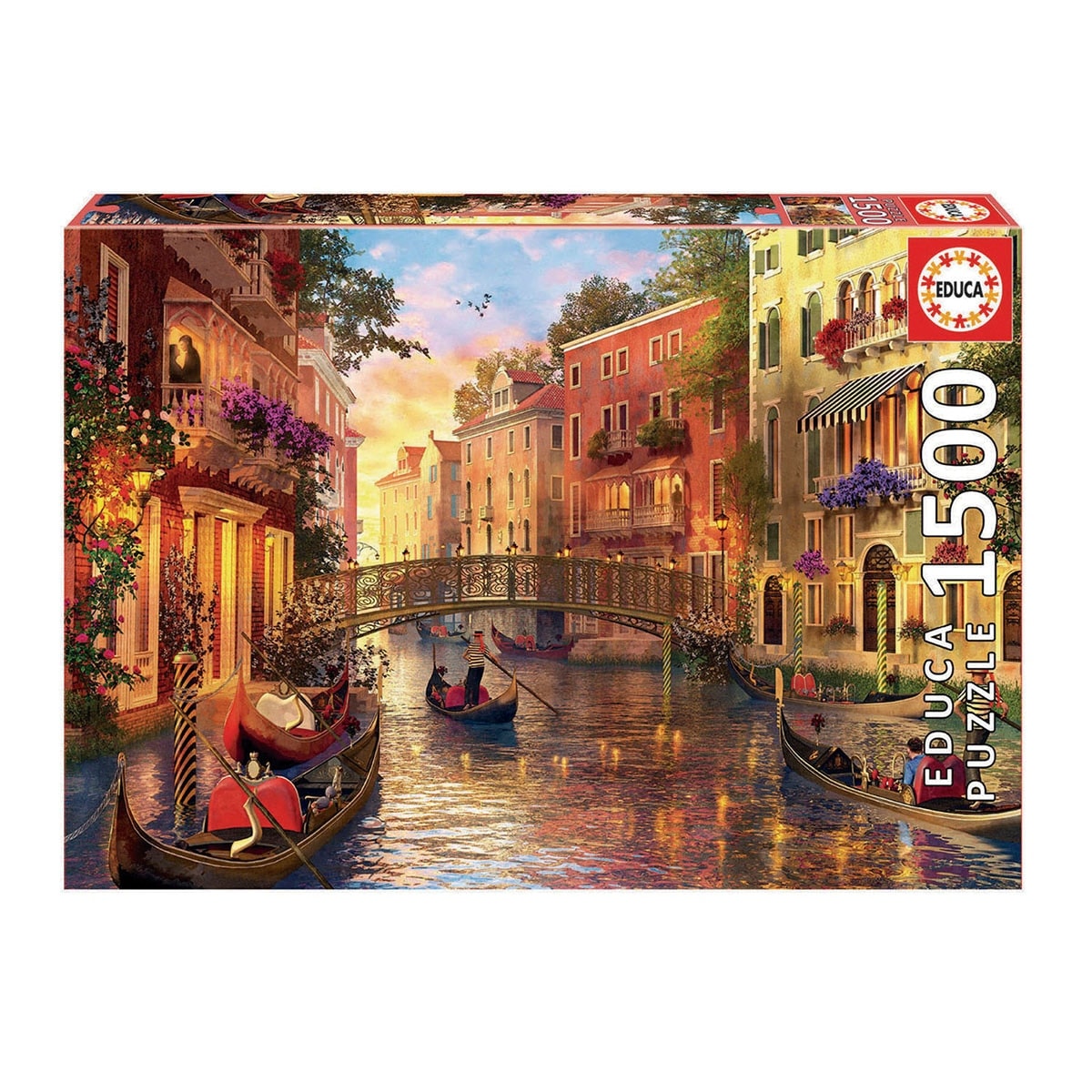 Puzzle 1500 Piezas Sunset In Venice Educa - Image 1