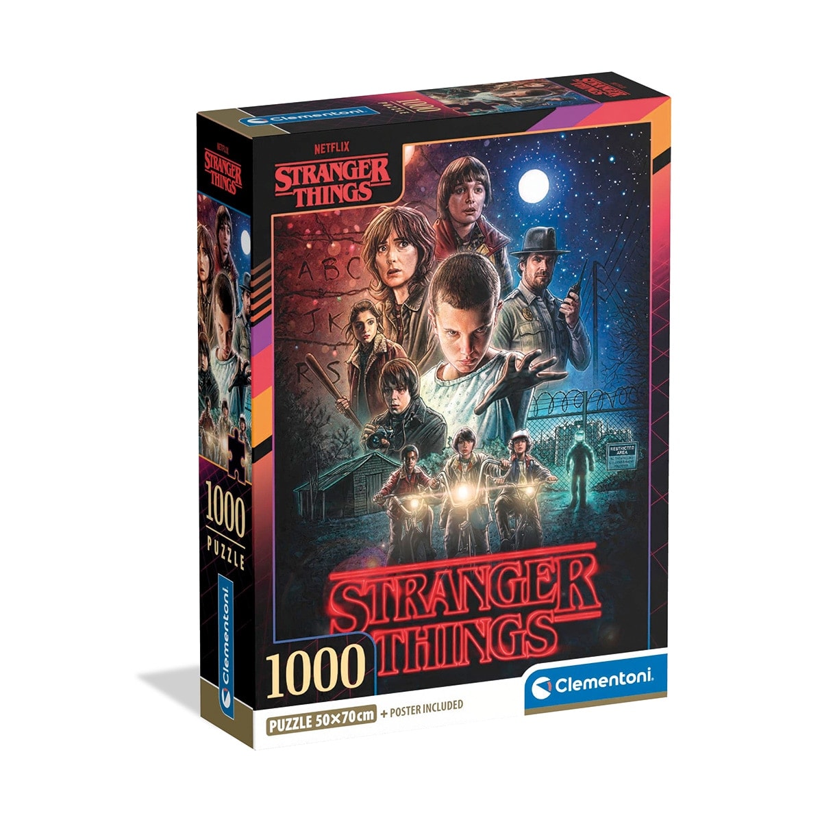 Puzzle 1000 Stranger Things S01 Clementoni - Image 1