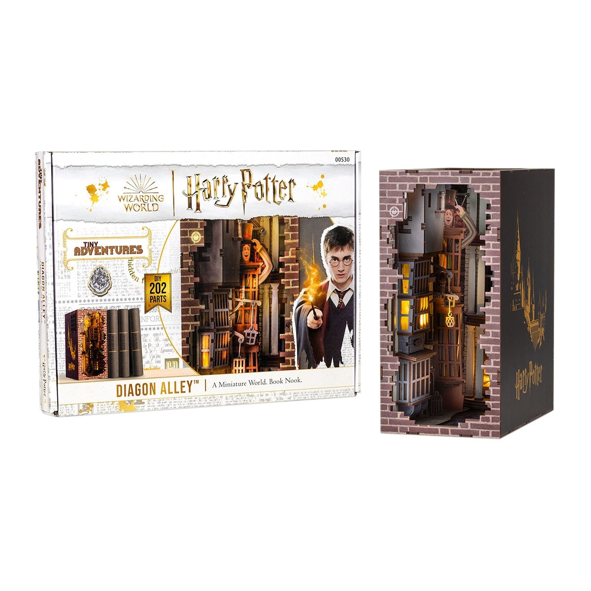 Revell - Sujeta libros con luz para montar Diagon Alley Harry Potter Revell. - Image 1