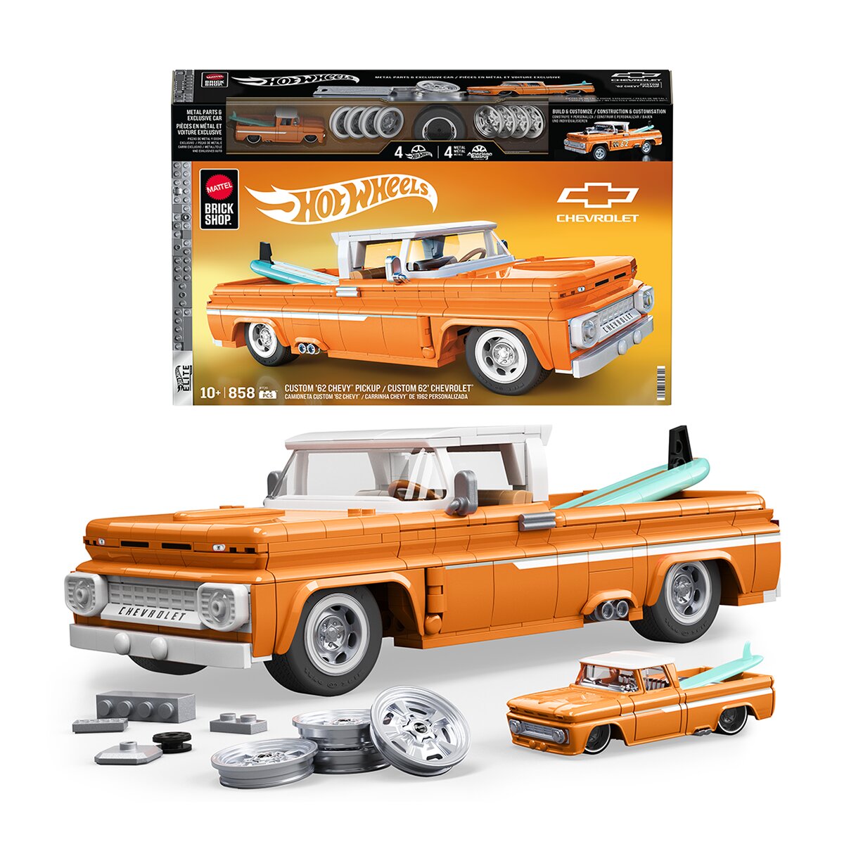 Mattel Brick Shop - Coche de Construcción Chevy Speed Series Hot Wheels Mattel. - Image 1