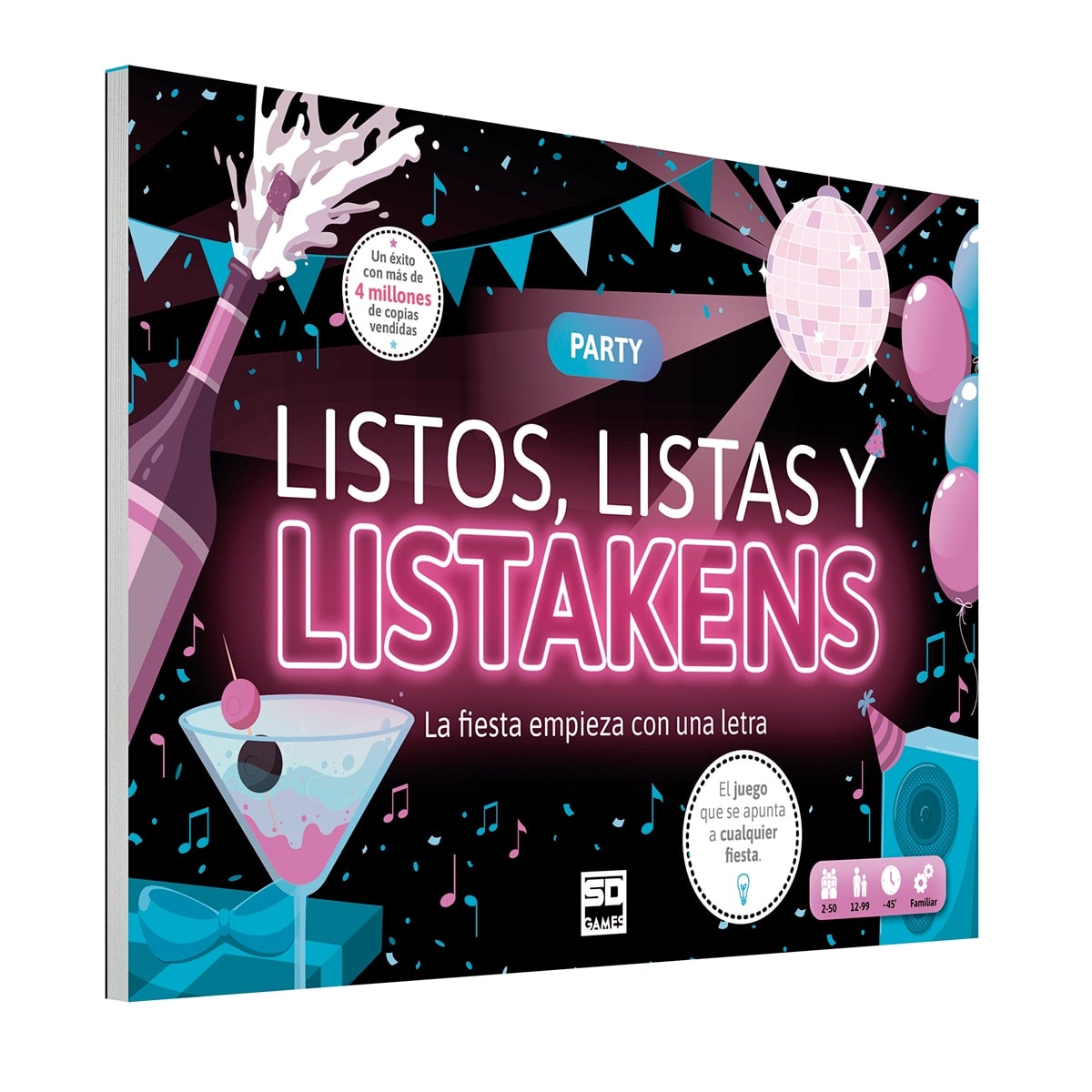 SD Games - Juego de mesa Listos, Listas Y Listakens Ed. Party Sd Games. - Image 1