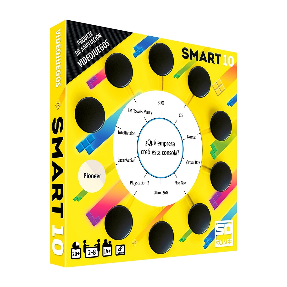 SD Games - Juego de mesa Smart 10Preguntas de Videojuegos. - Image 1