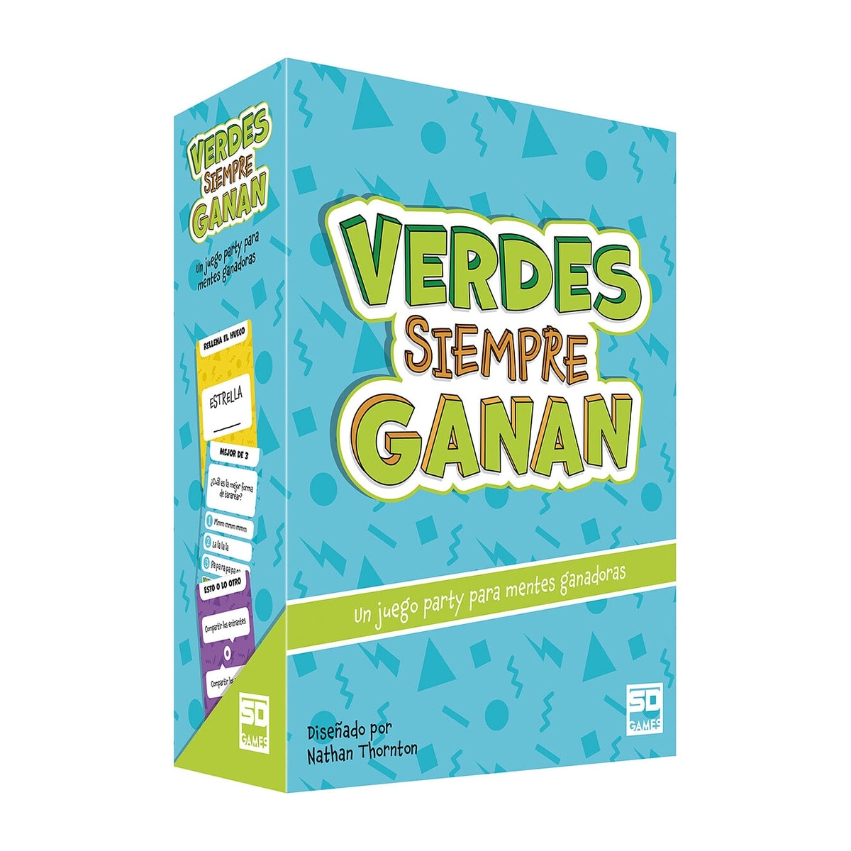 SD Games - Juego de mesa Verdes Siempre Ganan Responde lo Más Fácil Posible. - Image 1