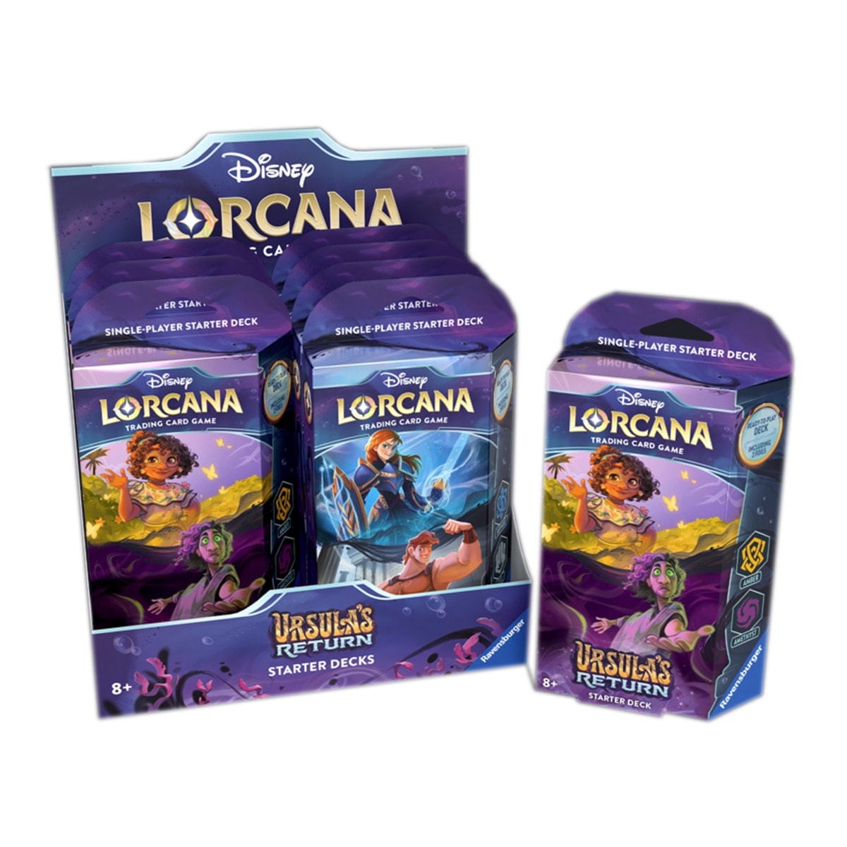 Disney Lorcana - Cartas coleccionables Starter Deck Ursula's Return DL Chapter 4 Disney Lorcana. - Image 1
