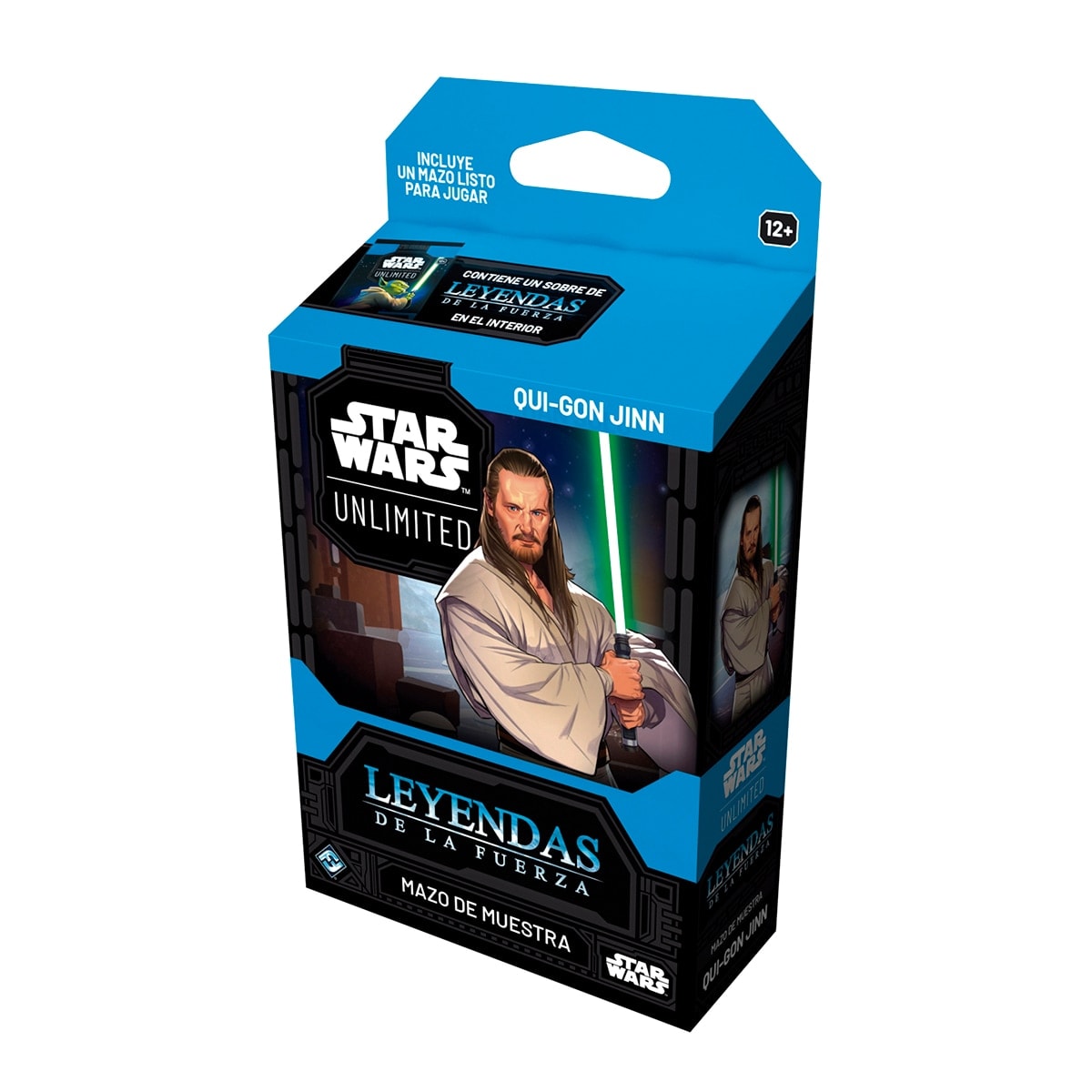 Asmodee - Juego de cartas Star Wars Unlimited: Leyendas de la Fuerza Qui-Gon Jinn Asmodee. - Image 1