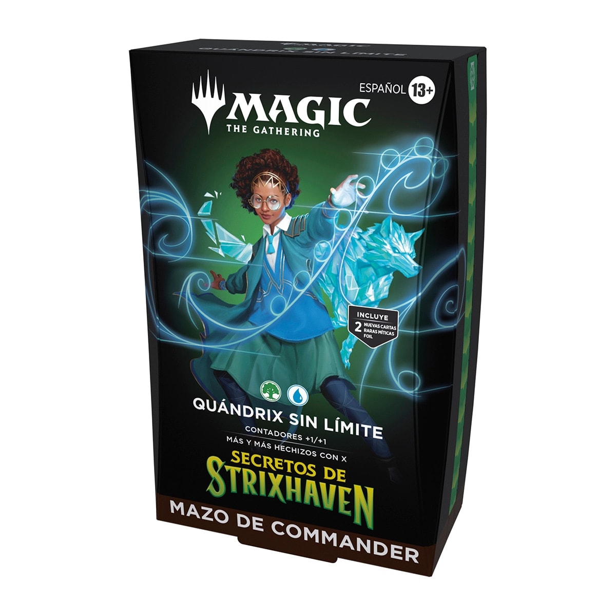 Magic The Gathering - Juego de cartas Secret of Stixhaven Commander Deck Quandrix Sin Limite MagicThe Gathering MagicThe Gathering. - Image 1