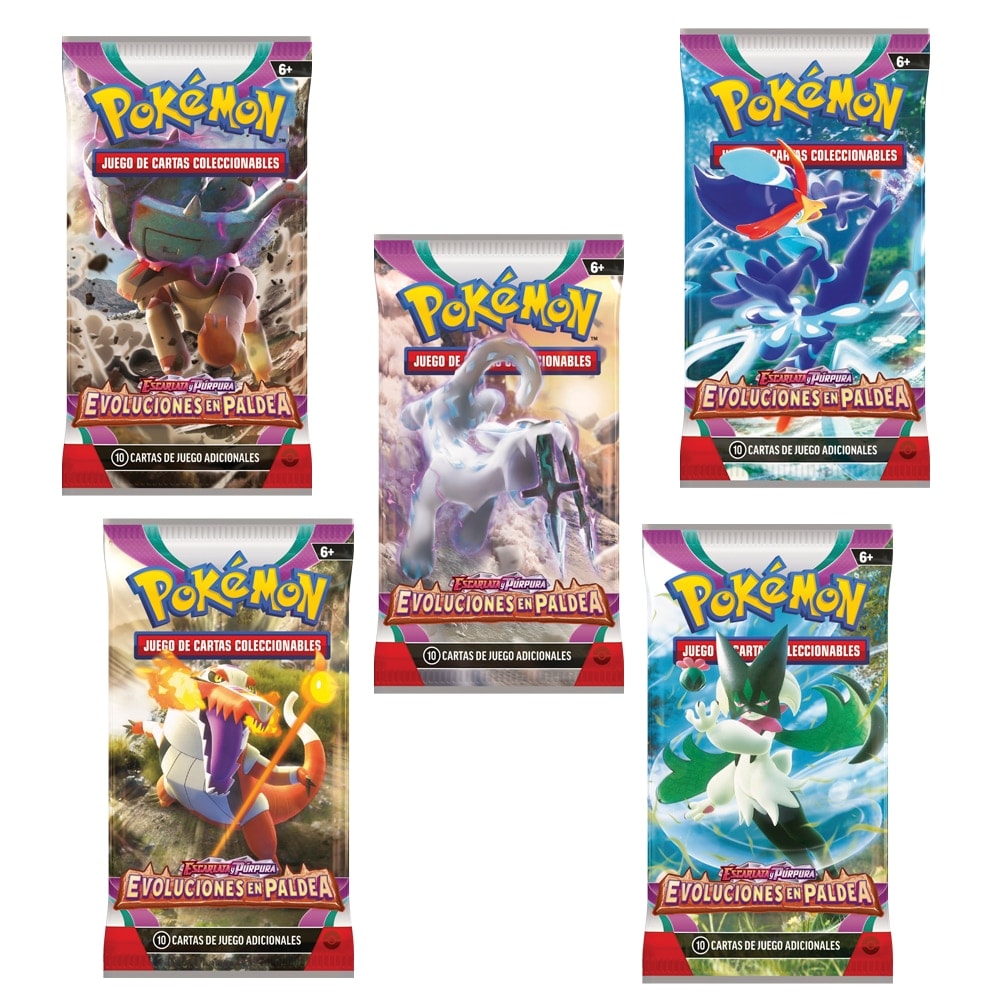 BANDAI - Sobres Cartas Pokémon. Expansión Evoluciones En Paldea Pokémon Bandai modelos surtidos. - Image 1