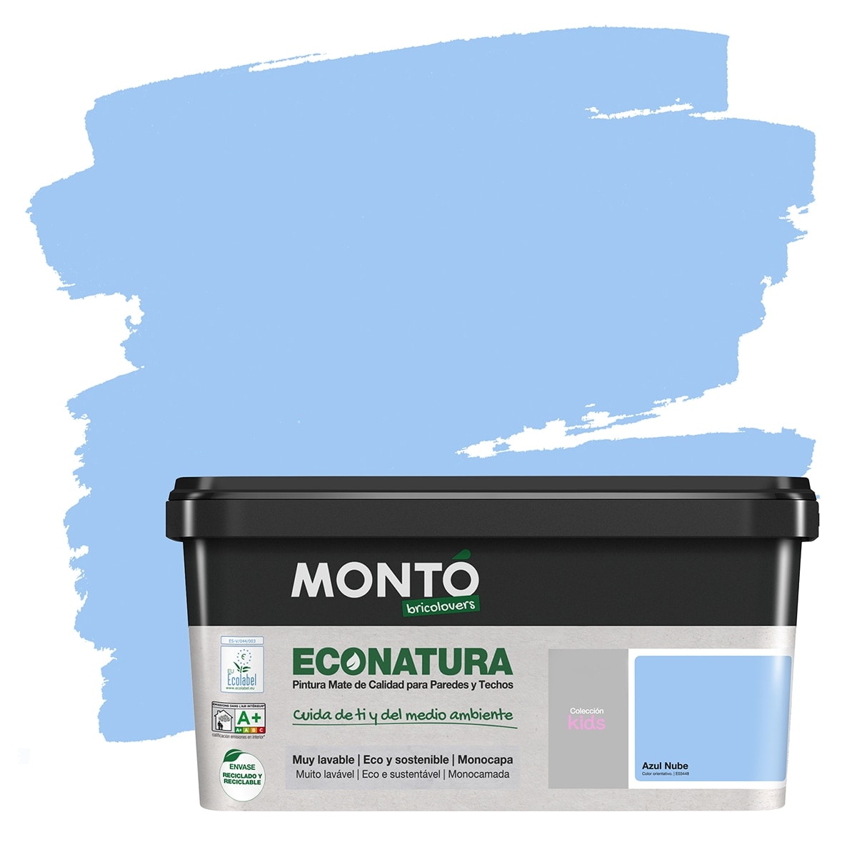 MONTÓ - Pintura Plástica Mate Eco Natura Sostenible 4 l. - Image 1