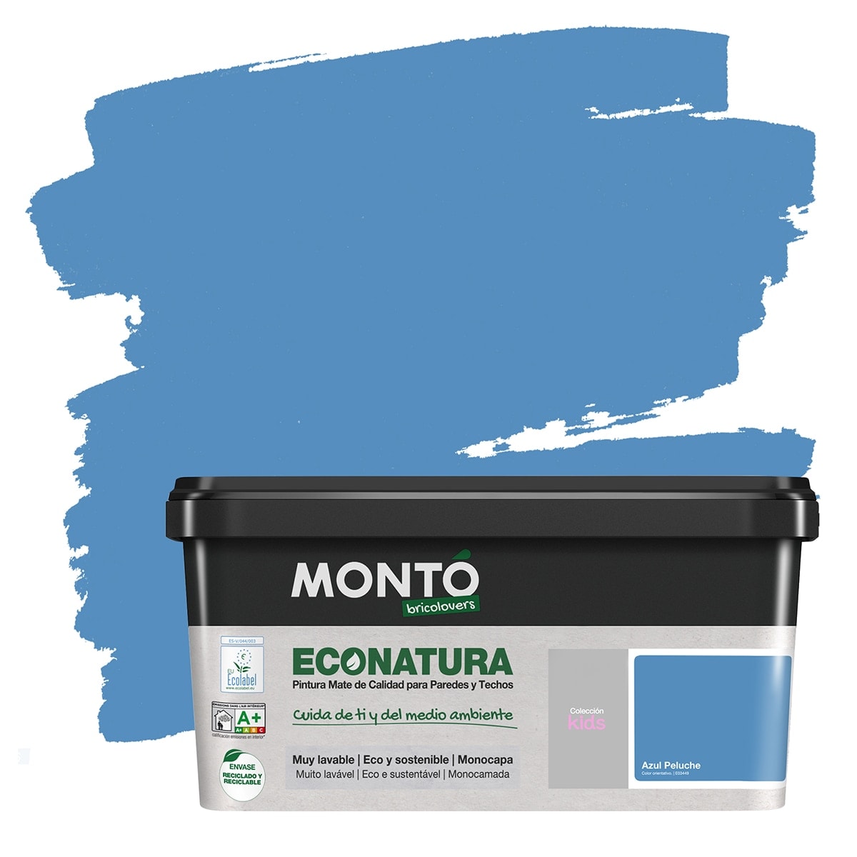 MONTÓ - Pintura Plástica Mate Eco Natura Sostenible 4 l. - Image 1