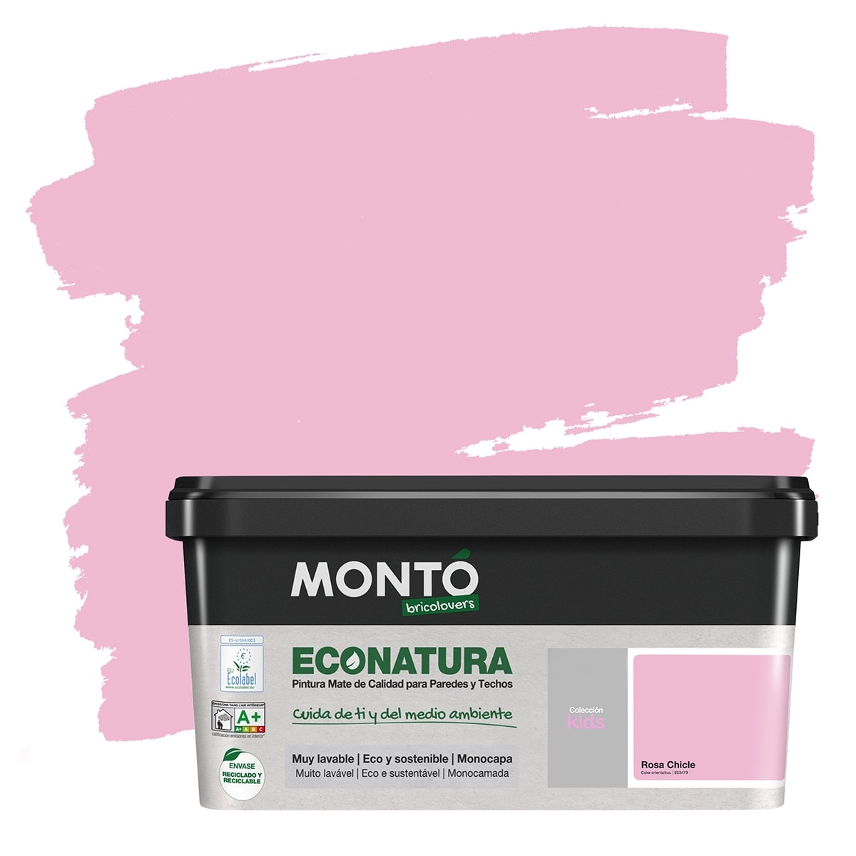 MONTÓ - Pintura Plástica Mate Eco Natura Sostenible 4 l. - Image 1
