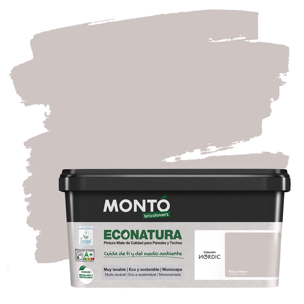MONTÓ - Pintura Plástica Mate Eco Natura Sostenible 4 l. - Image 1