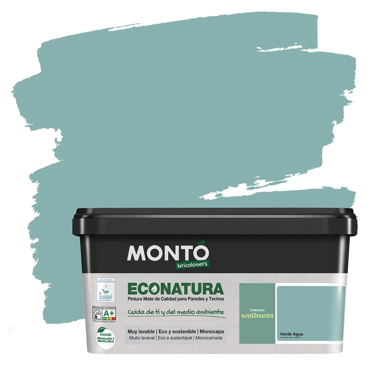 MONTÓ - Pintura Plástica Mate Eco Natura Sostenible 4 l. - Image 1