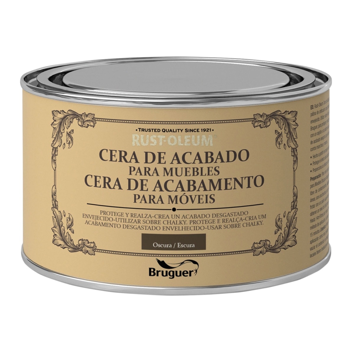 Rust Oleum - Cera para Acabado Muebles Oscura 400 ml. - Image 1