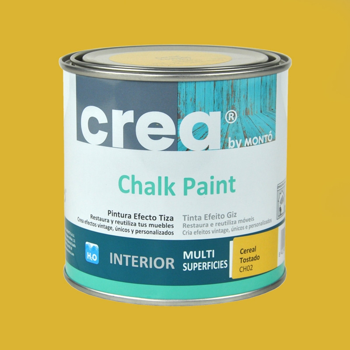 MONTÓ - Pintura Crea Chalk Paint para Muebles 500 ml... - Image 1