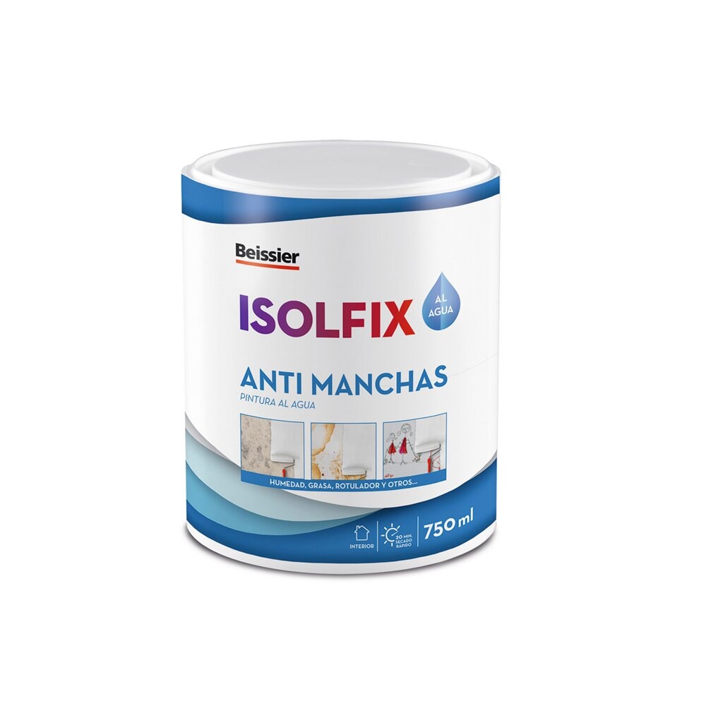 Beissier - Pintura Cubremanchas Isolfix al Agua 750 ml. - Image 1