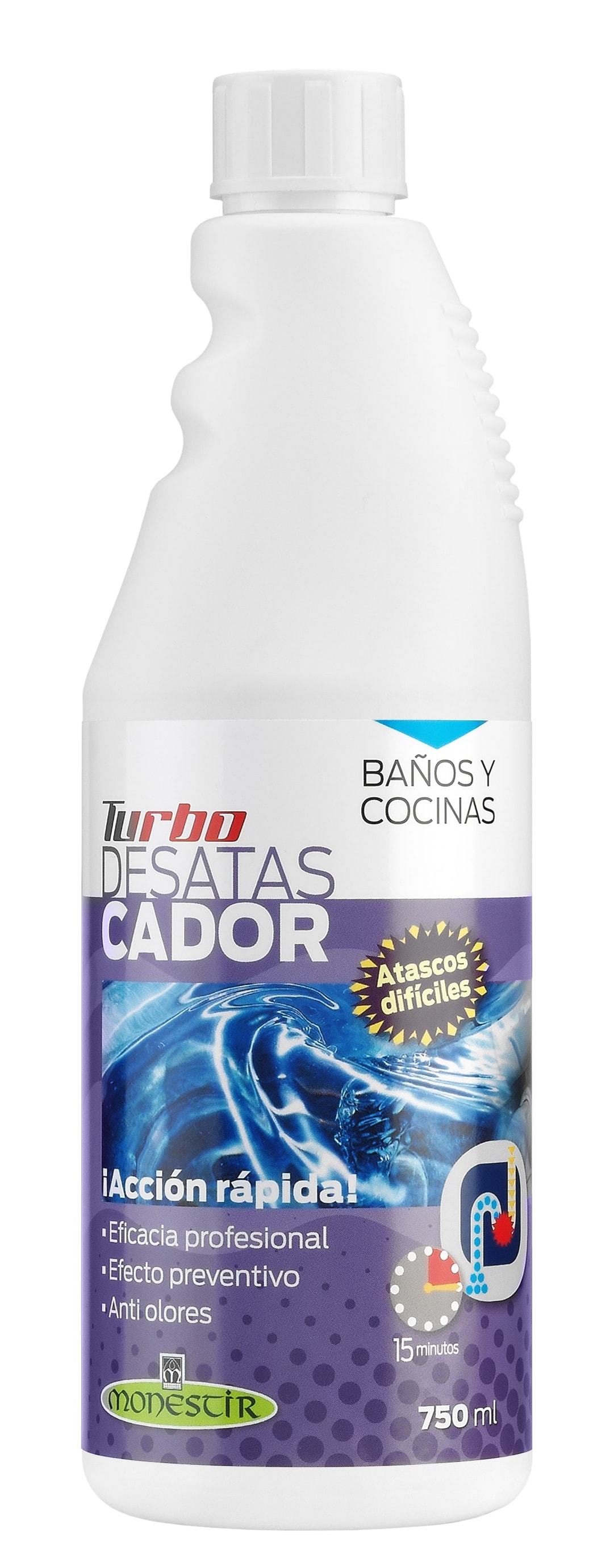 Monestir - Desatascador Acción Rápida 750 ml. - Image 1
