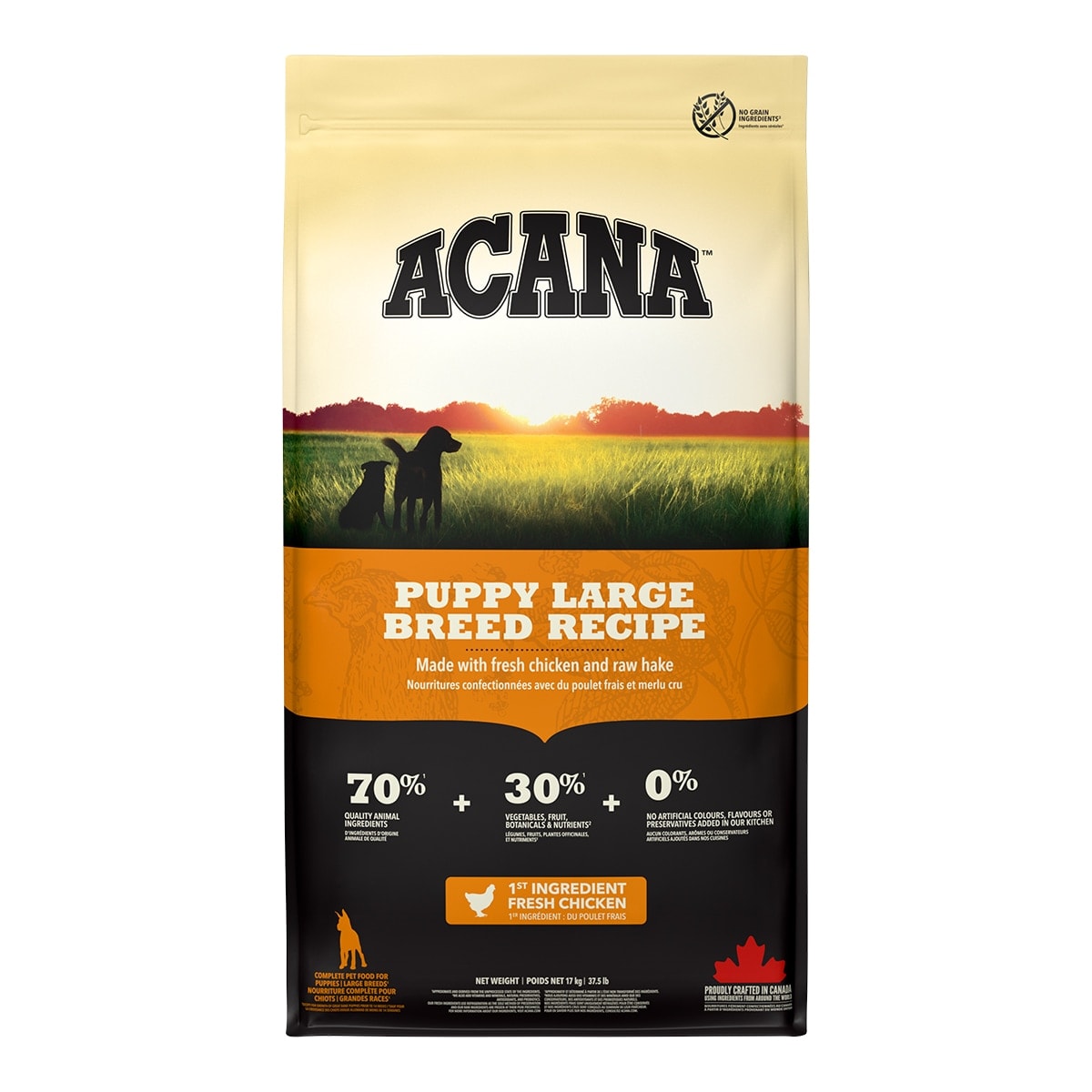 Acana - Pienso para perro Cachorro de raza grande sabor pollo Acana 17 kg. - Image 1