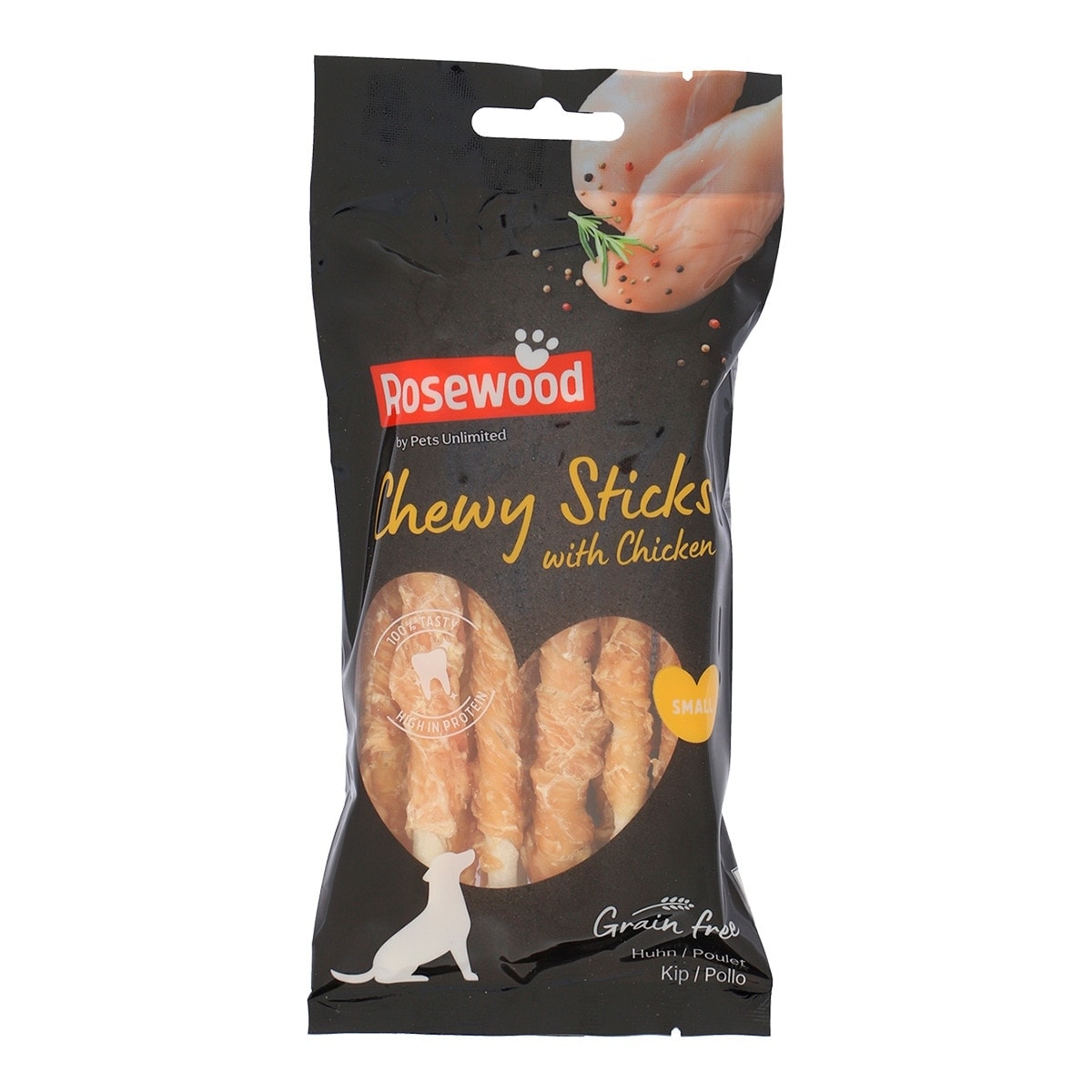 Rosewood - Snack para perros adultos pequeños y medianos Chewy Sticks Rosewood pollo 100 g 10 uds. - Image 1