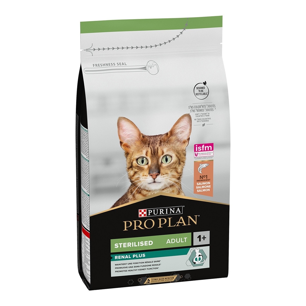 Purina Pro Plan - Pienso para gatos adultos esterilizados Purina Pro Renal Plus salmón. - Image 1