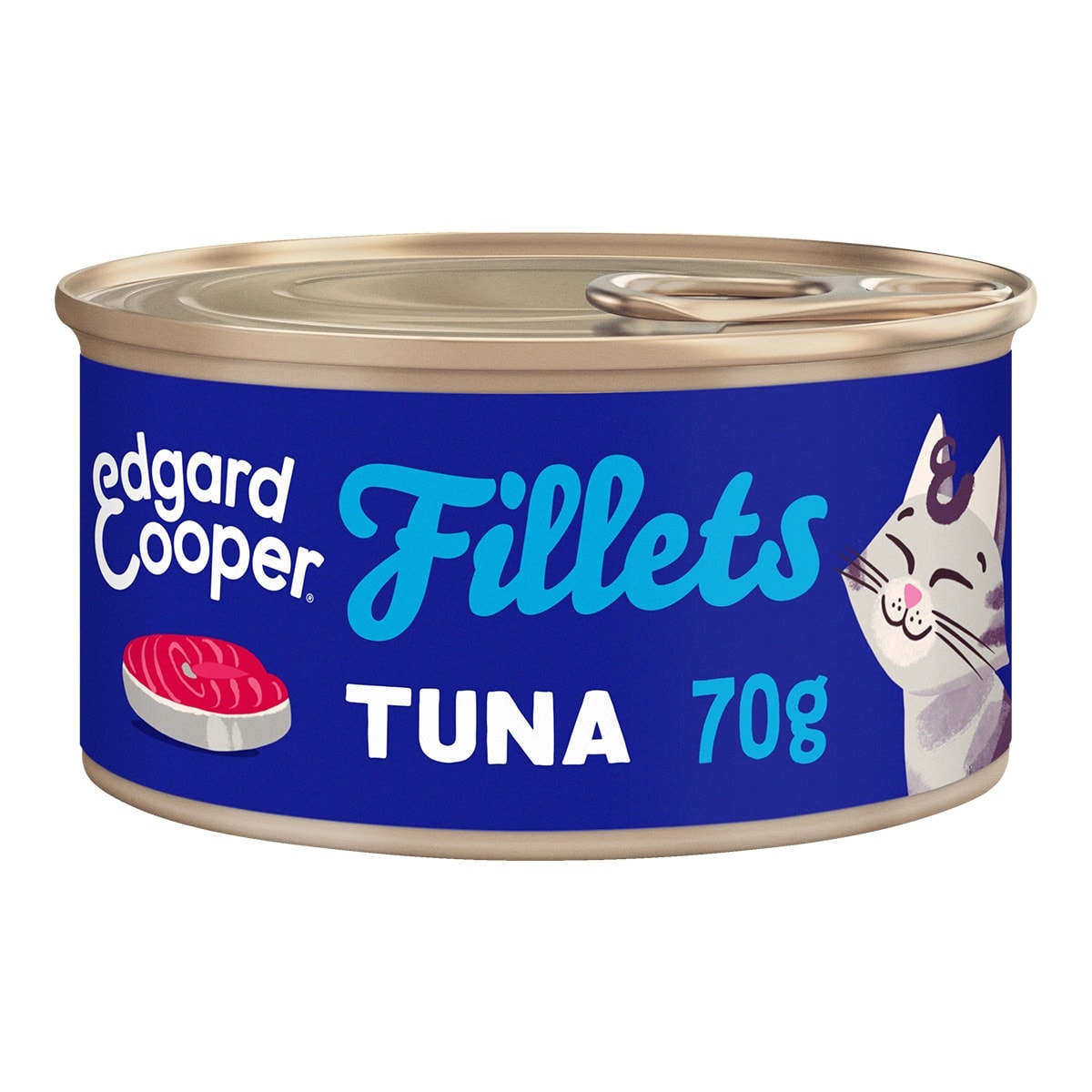 Edgard & Cooper - Comida húmeda para gatos Adultos Edgard & Cooper filetes atún 70g. - Image 1