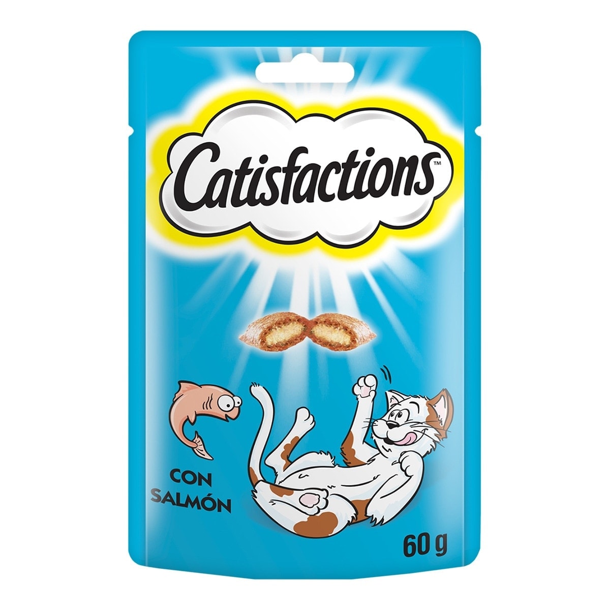 Catisfactions - Snack para gatos adultos Catisfactions salmón. - Image 1