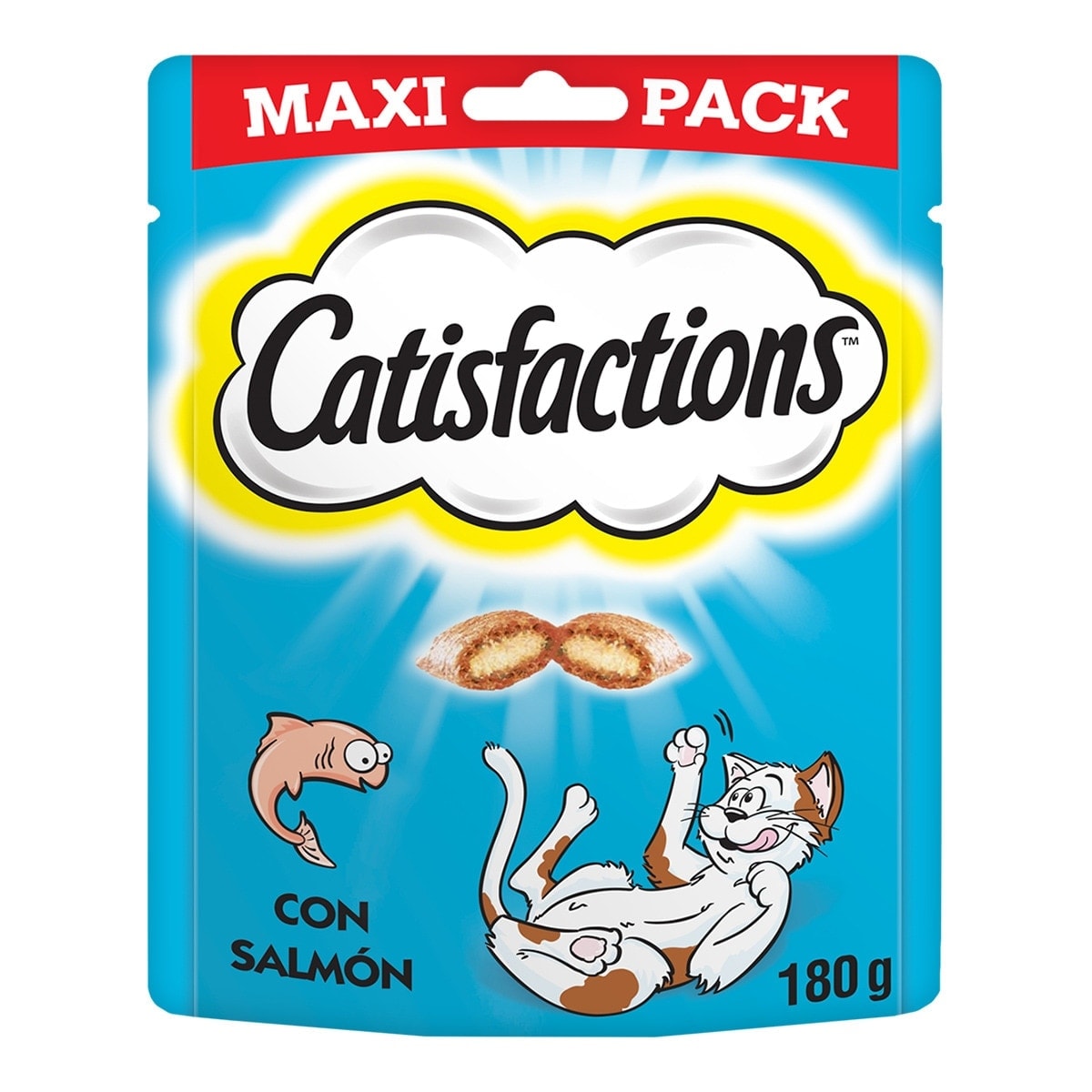 Catisfactions - Snack para gatos adultos Catisfactions salmón. - Image 1