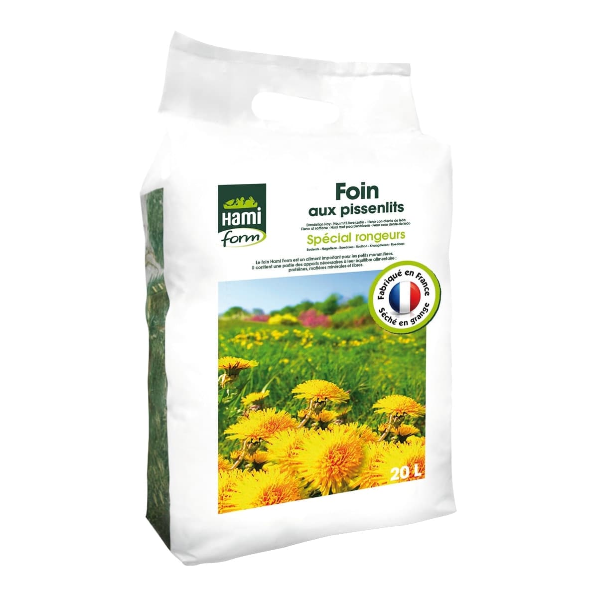 Hamiform - Heno para conejos y roedores Hamiform Dientes de León 20 L.
