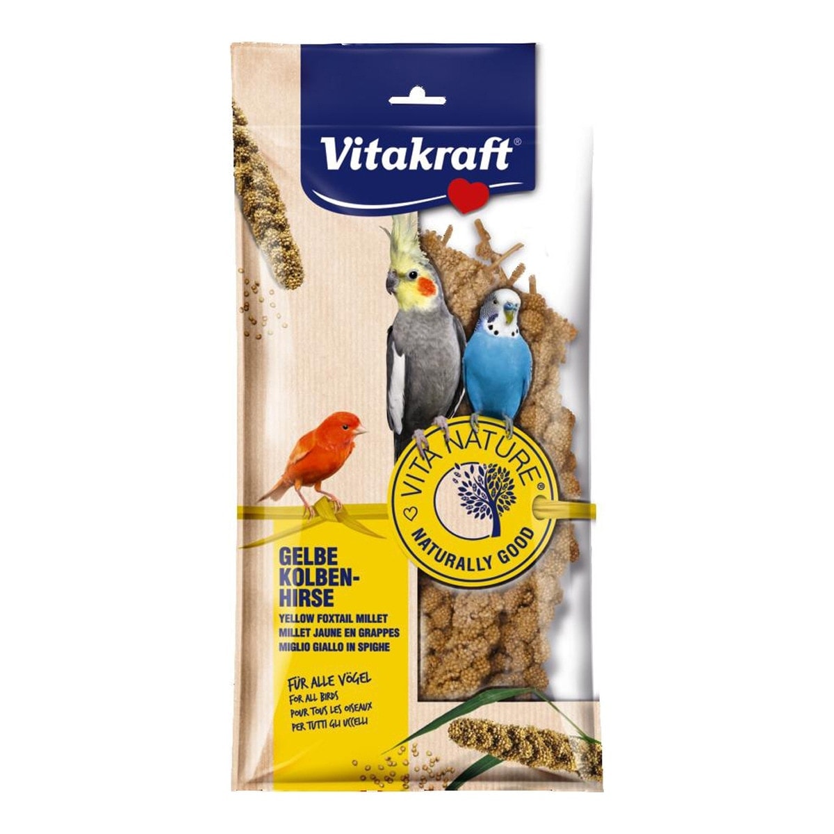 Vitakraft - Espigas de mijo para pájaros Vitakraft Vita Nature 100 g. - Image 1