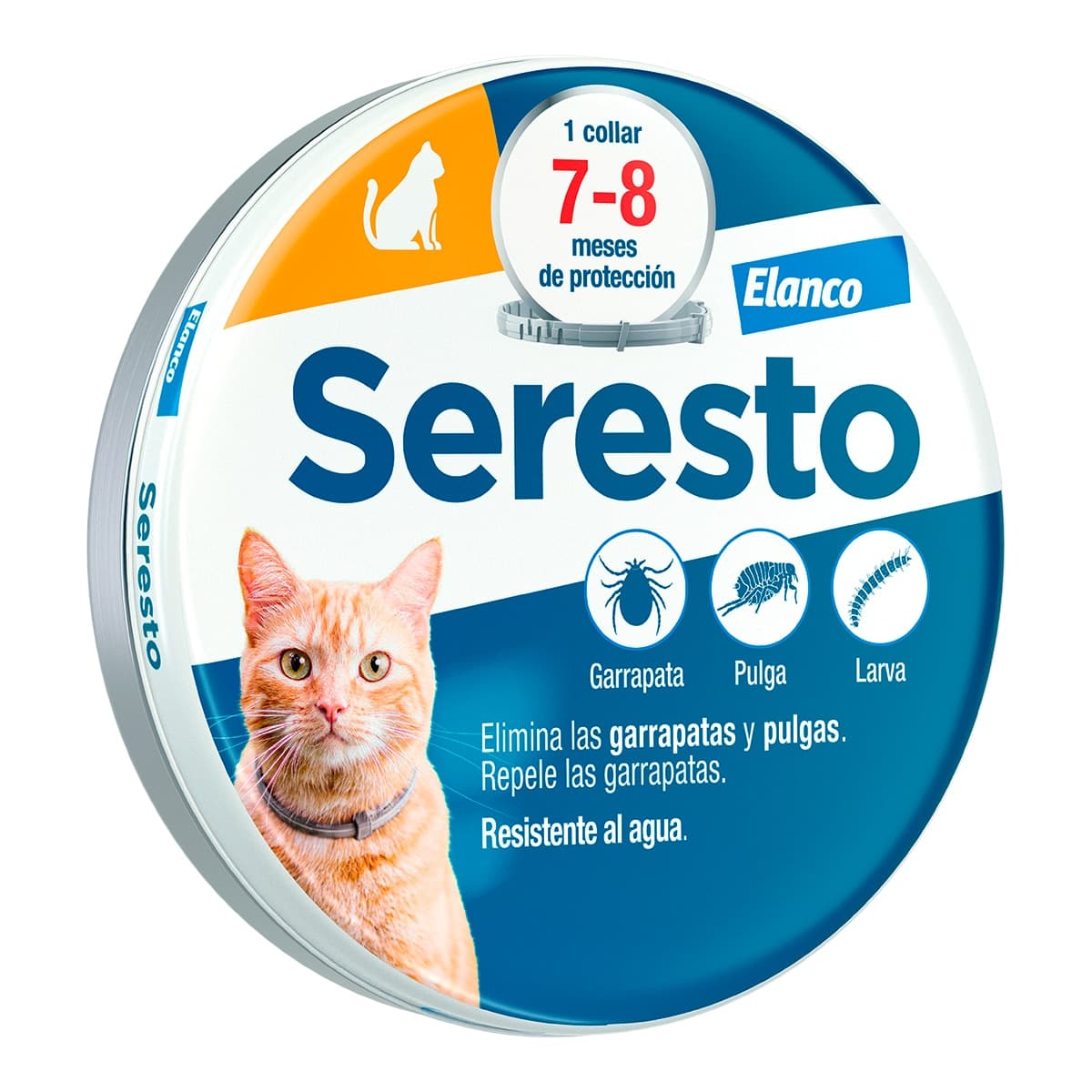 Seresto - Seresto 1,25 g + 0,56 g collar medicamentoso para gatos.
