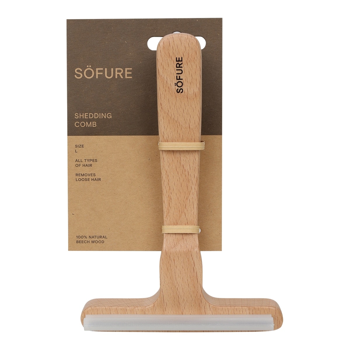 SOFURE - Deslanador Sofure para perros y gatos madera. - Image 1