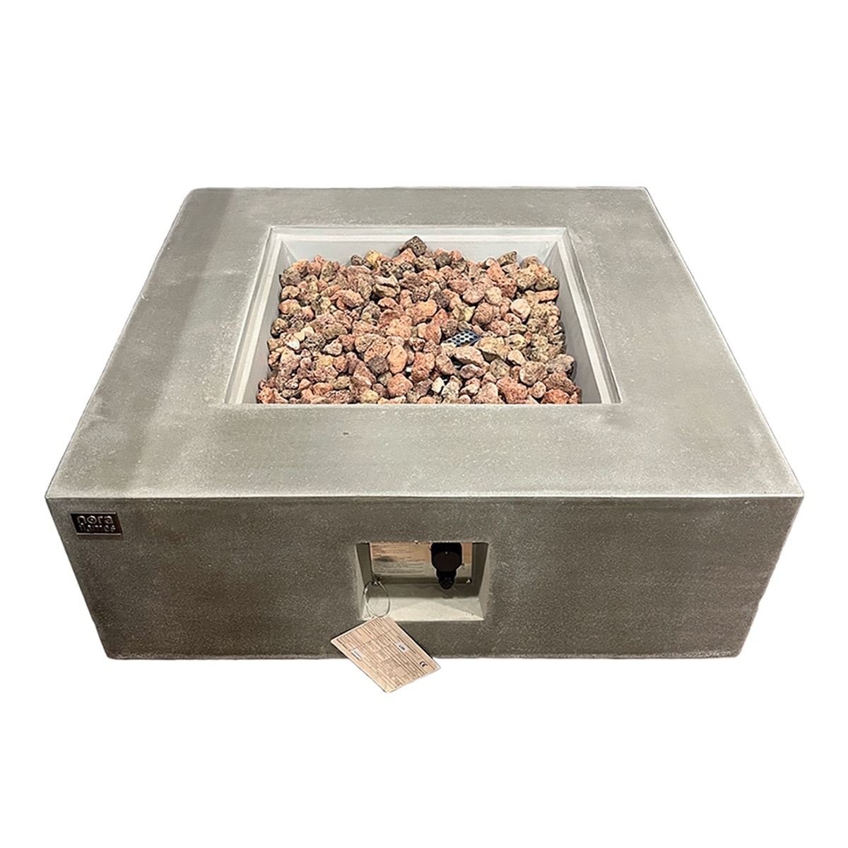 Nora Flame - Mesa de Exterior con Brasero de Gas Loa gris 16 Kw. - Image 1