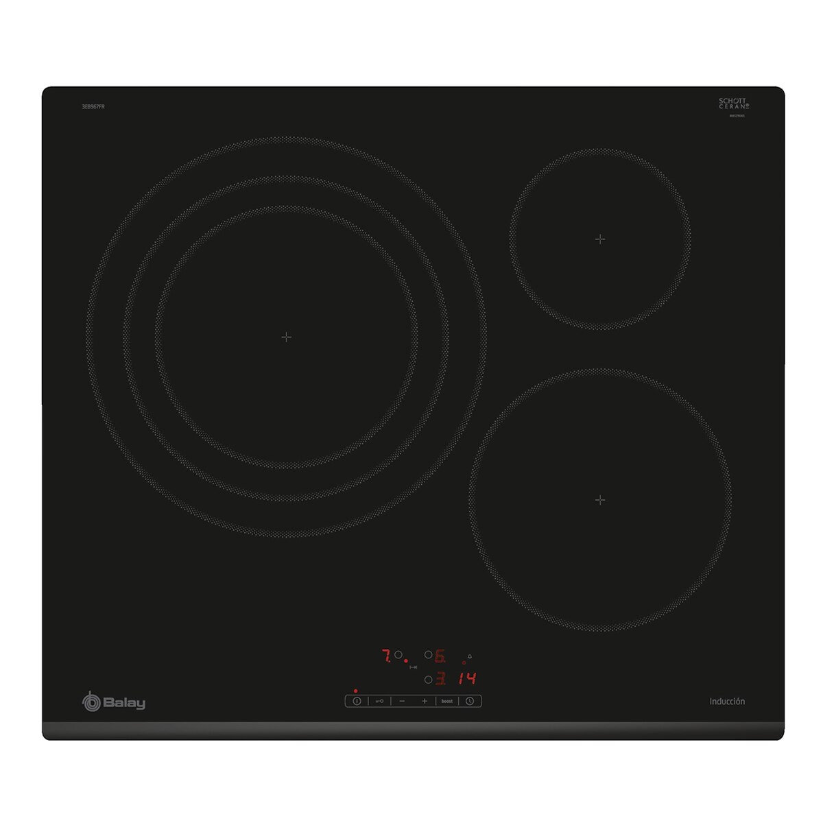 Balay - Placa inducción Balay zona gigante de 32 cm - 3EB967FR (Reacondicionado Grado B). - Image 1