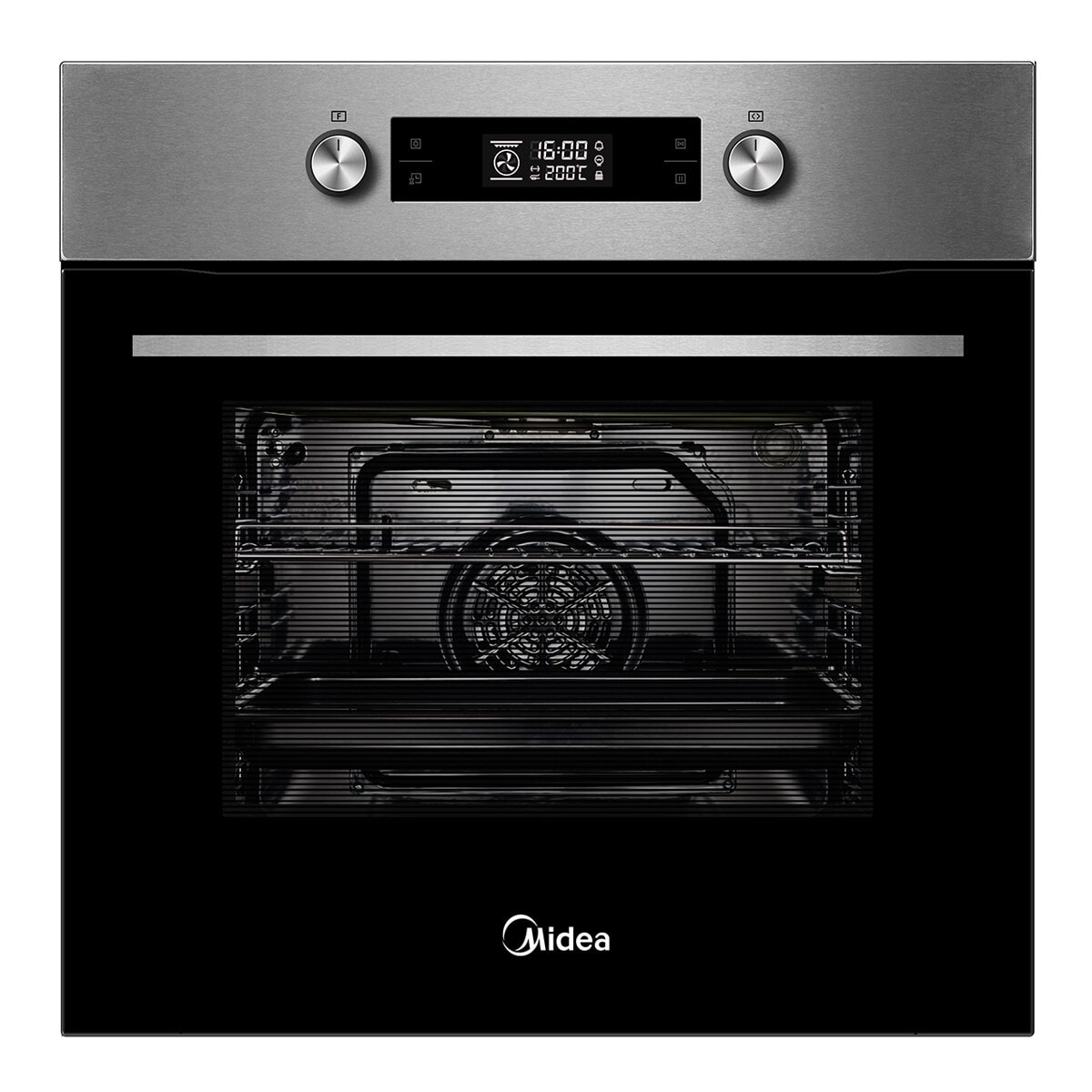 Midea - Horno Multifunción MideapPirolítico 70 litros - 65P90E3IX (Reacondicionado Grado B). - Image 1