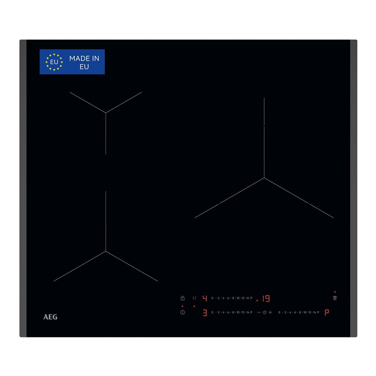 AEG - Placa inducción AEG con 3 zonas de cocción - TO63IV0FFB (Reacondicionado Grado D).