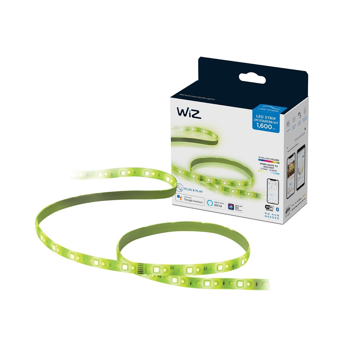 WiZ - Tira LED de color Wiz 2 metros 1600lm StarterKit (Reacondicionado A estrenar). - Image 1