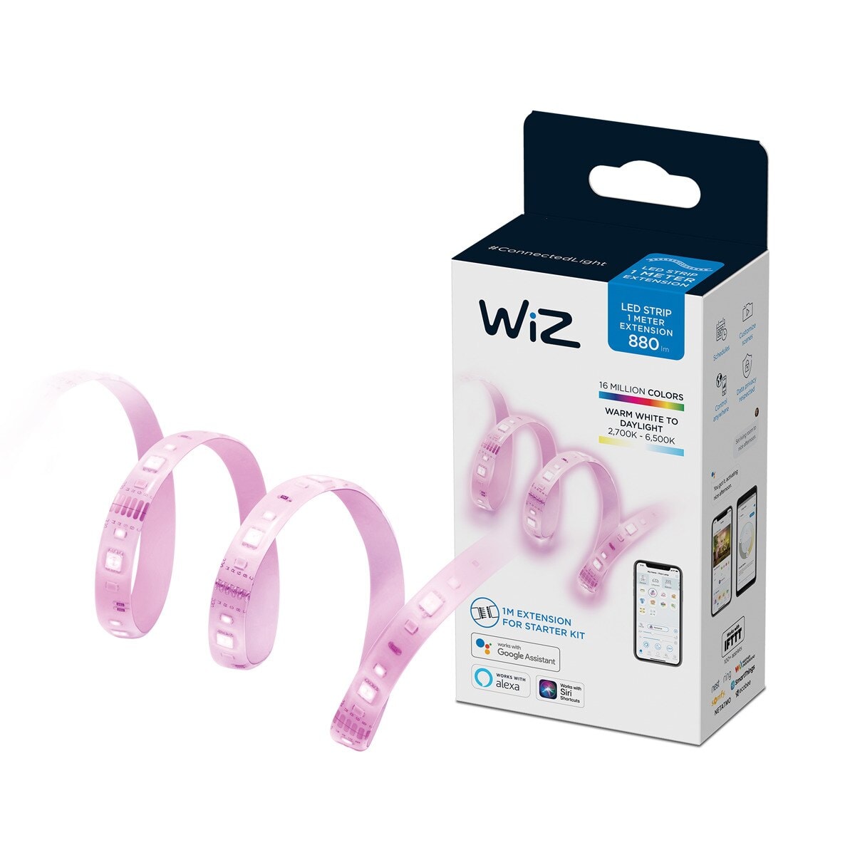WiZ - Extensión de tira LED Wiz 1 metro 800lm (Reacondicionado A estrenar). - Image 1