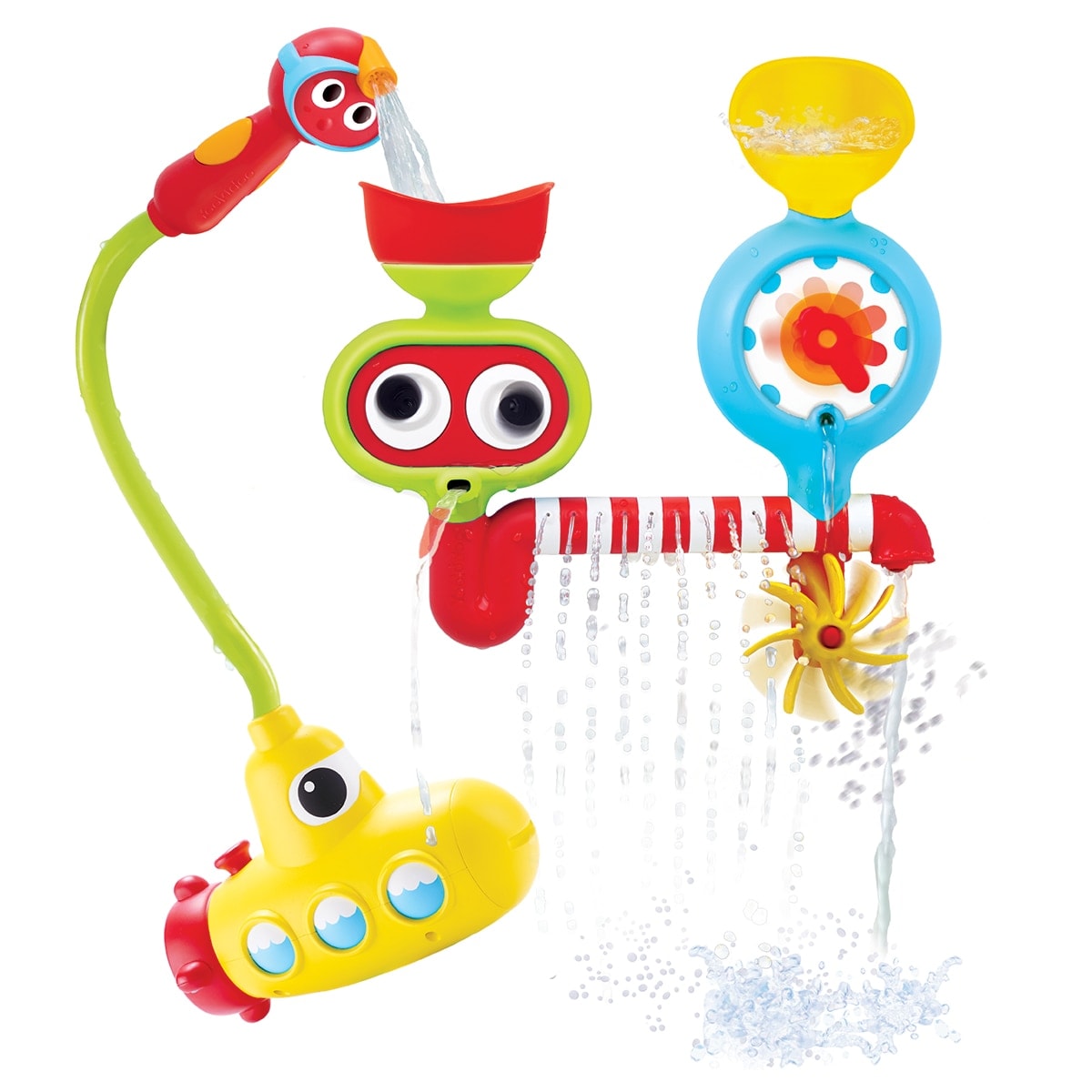 Yookidoo - Juguete de baño Estación de spray submarino Yookidoo. - Image 1