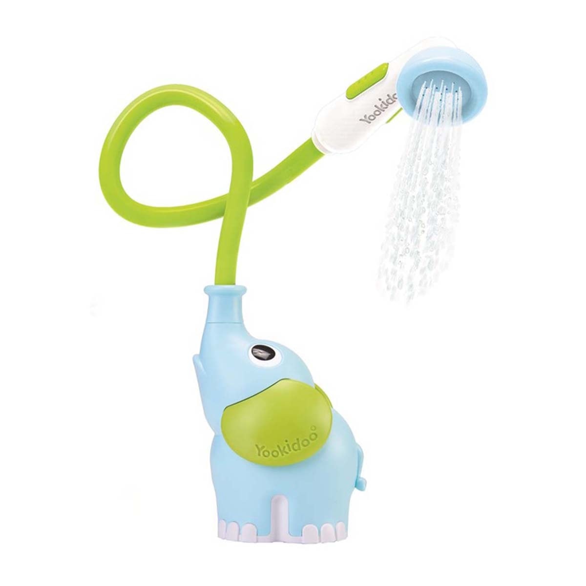 Yookidoo - Juguete de baño Ducha Bañera Elefante Azul Yookidoo. - Image 1