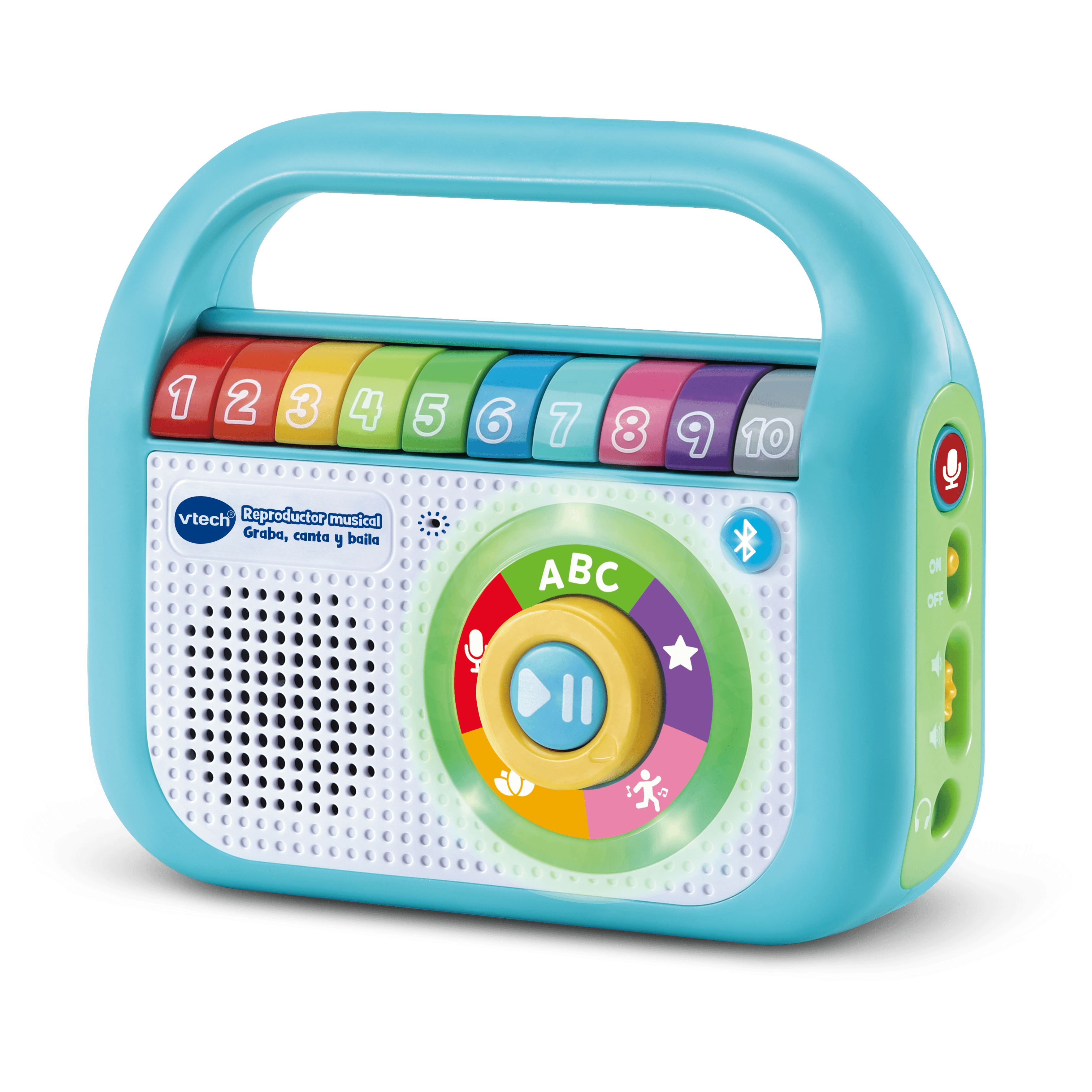 VTech - Juguete Reproductor musical Graba canta y baila, Radio infantil con Bluetooth, Grabadora VTech Baby. - Image 1