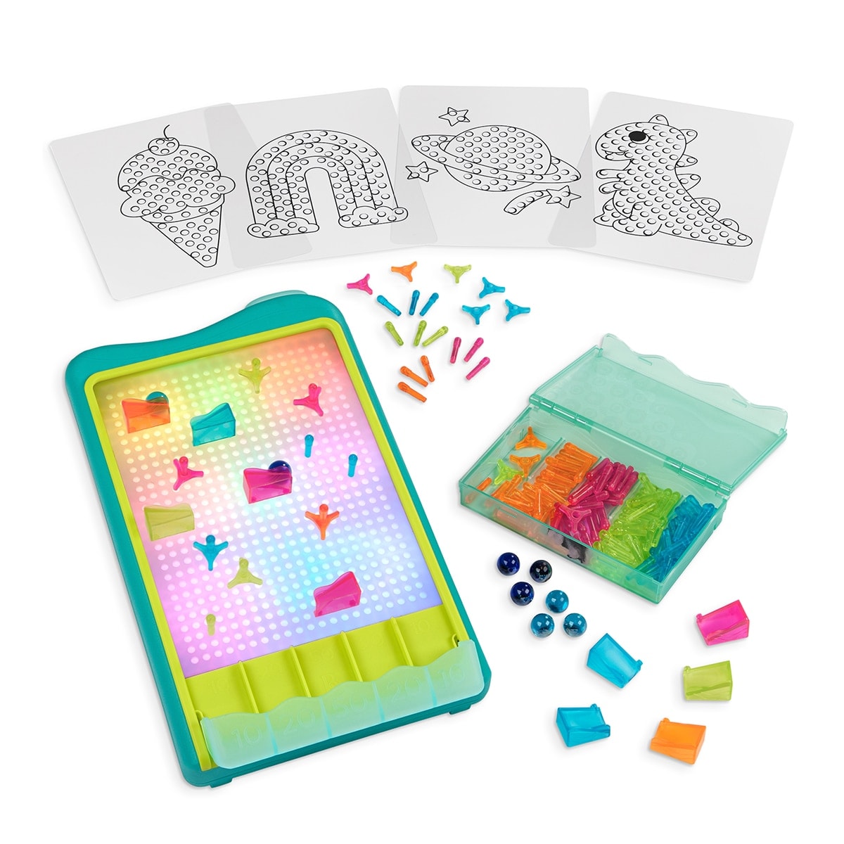 B.TOYS - Tablero con luz y circuito de canicas B Toys. - Image 1