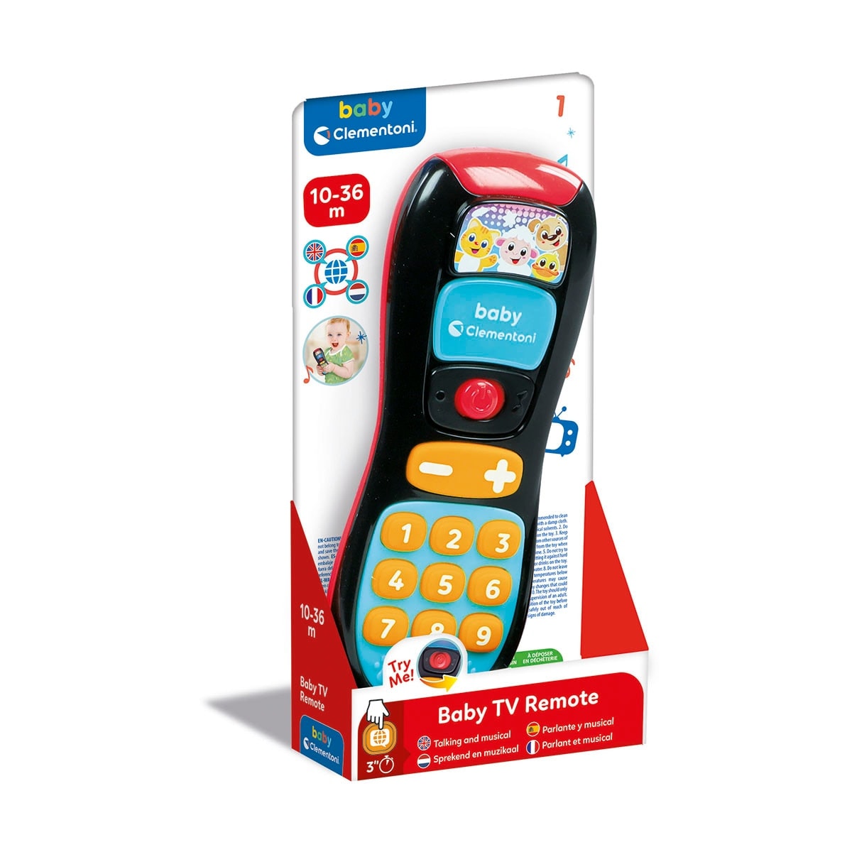 Clementoni - Juguete infantil Control Remoto TV baby Clementoni. - Image 1