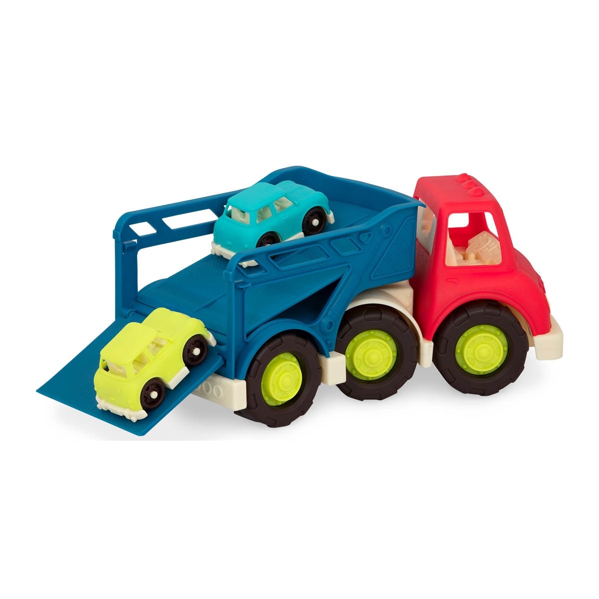 B.TOYS - Camión de transporte con 2 coches Happy Cruisers. - Image 1