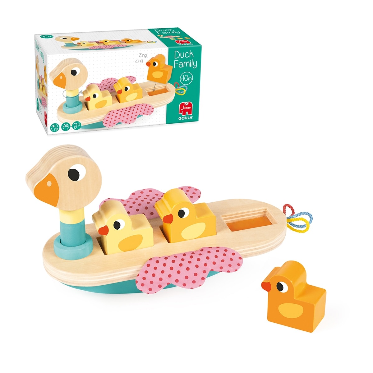 Goula - Juguete infantil Familia de Patitos Goula Diset. - Image 1
