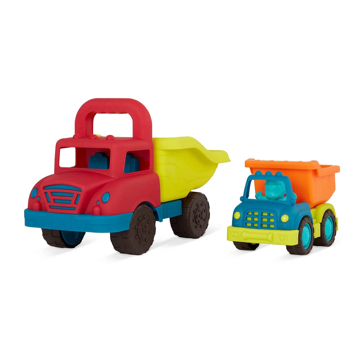 B.TOYS - Set 2 camiones volquete con figura B Toys. - Image 1