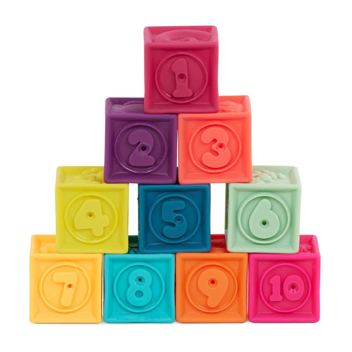 B.TOYS - Cubos apilables suaves B. Toys. - Image 1