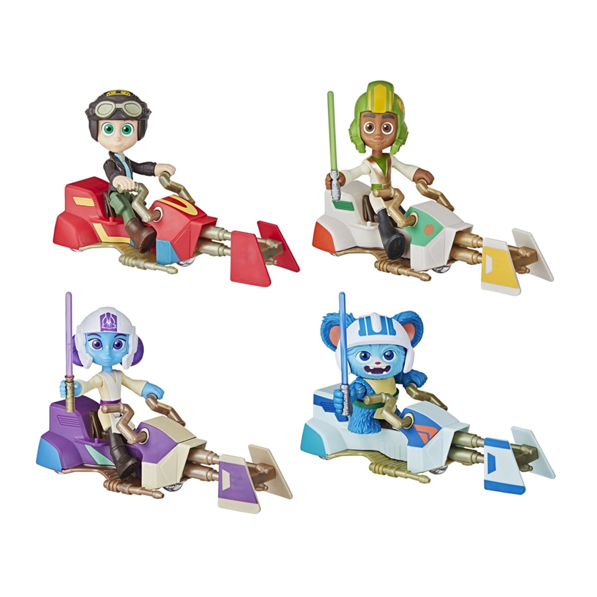 Hasbro - Figuras de acción surtidas con moto Speeder Young Jedi Star Wars Hasbro. - Image 1