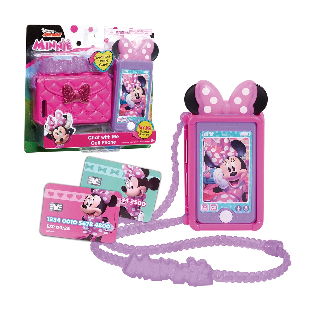 Just Play Products - Teléfono móvil, chatea conmigo Minnie Mouse Just Play Products. - Image 1